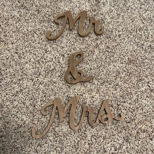 Mr and Mrs Letters